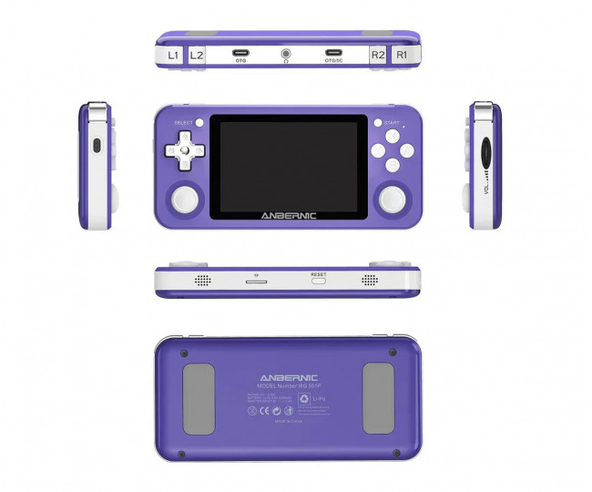 Портативная игровая приставка Anbernic RG351P 64GB Purple